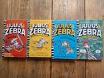 3 Delen van Julius Zebra + Moppenboek., Boeken, Ophalen of Verzenden, Zo goed als nieuw