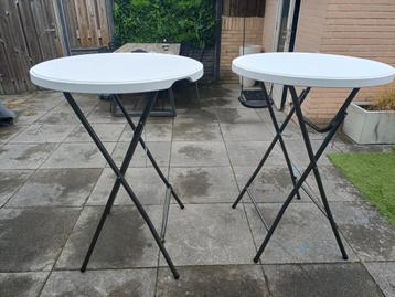 Statafels te huur (2), inclusief tafelhoezen beschikbaar voor biedingen