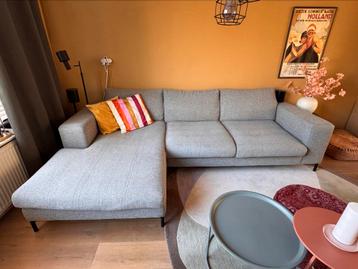 Grijze 3 zits loungebank > TRENDHOPPER