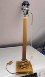 DeKnudt messing tafellamp België, Gebruikt, Vintage, Ophalen of Verzenden, Minder dan 100 cm