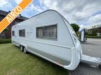 Tabbert Puccini 655 / airco / wintertent, Caravans en Kamperen, Caravans, Dwarsbed, Rondzit, Tabbert, Schokbreker