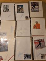 Collectie handtekeningen Nederlandse schaatskampioenen, Ophalen of Verzenden, Gebruikt, Overige sporten, Poster, Plaatje of Sticker