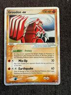 Pokemon Groudon ex #038, Ophalen of Verzenden, Zo goed als nieuw, Losse kaart