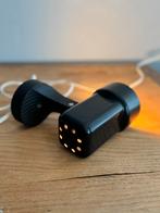 Zwart vintage spotje jaren 80, Gebruikt, Metaal of Aluminium, Vintage, Ophalen of Verzenden