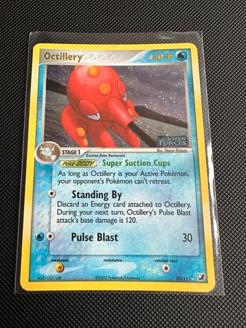 Octillery 10/115 holo stamp EX Unseen Forces 