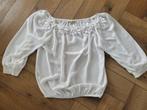 Prachtige witte top van Jacky Luxury, maat M, Maat 38/40 (M), Wit, Ophalen of Verzenden, Lange mouw