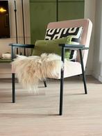 Roze Woood sally fauteuil, Huis en Inrichting, Stoelen, Ophalen, Overige materialen, Gebruikt, Overige kleuren