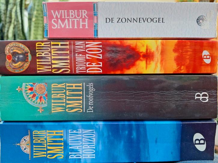 4 x Wilbur Smith (€ 10,=), Boeken, Fantasy, Zo goed als nieuw, Ophalen of Verzenden