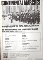 Mariniers Koninklijke Marine-Continental Marches -LP HAFABRA, Verzamelen, Militaria | Algemeen, Nederland, Ophalen of Verzenden