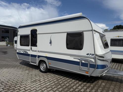 Fendt Platin 470 TFB bouwjaar 2007 met voortent en luifel, Caravans en Kamperen, Caravans, Bedrijf, tot en met 4, 1000 - 1250 kg