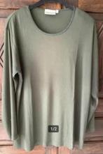 Donkergroene, groene top, longsleeve; Michel Valerie; L larg, Maat 42/44 (L), Ophalen of Verzenden, Zo goed als nieuw, Lange mouw