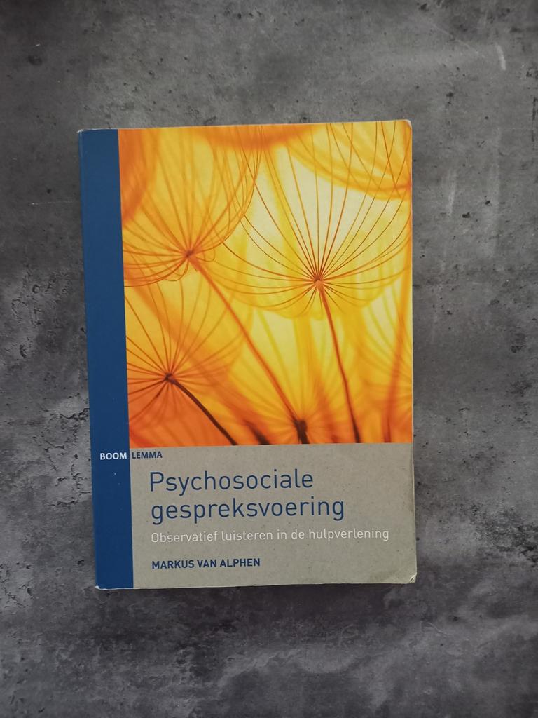 Boek: psychosociale gespreksvoering, Ophalen of Verzenden, HBO