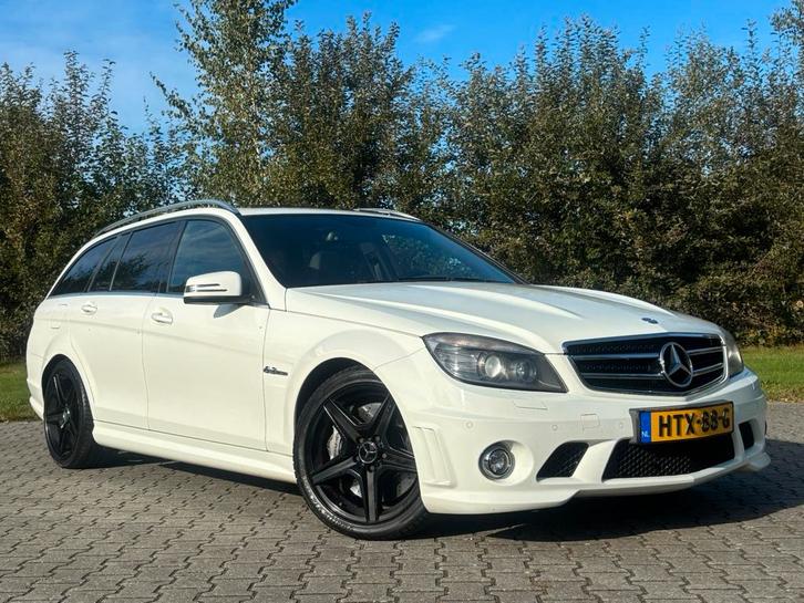 Mercedes-Benz C63 AMG Pano HK Leer Memory Dealer-OH!, Auto's, Mercedes-Benz, Particulier, C-Klasse, ABS, Achteruitrijcamera, Adaptieve lichten