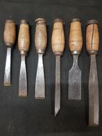 6 oude beitels, Antiek en Kunst, Antiek | Gereedschap en Instrumenten, Ophalen of Verzenden