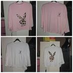 2 nieuwe cropped playboy shirts maat 4xl 52/54, Ophalen, Overige kleuren, Playboy, Nieuw