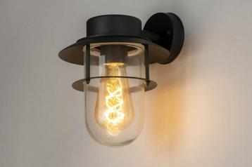 buitenlamp zwart schuur tuin deur terras wandlamp lantaarn beschikbaar voor biedingen