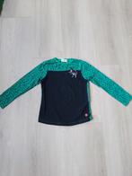 Izgst  groen-zwart shirt Orange Stars draagmaat 134-140, Meisje, Ophalen of Verzenden, Zo goed als nieuw, Shirt of Longsleeve