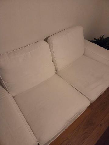 Witte Ikea KIVIK 2 zits Bank - afbeelding 3