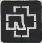 Rammstein stoffen opstrijk patch embleem #4, Verzamelen, Muziek, Artiesten en Beroemdheden, Verzenden, Nieuw, Kleding
