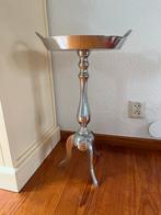 Metalen Bijzettafel / Plantentafel, Minder dan 55 cm, Gebruikt, Metaal of Aluminium, Overige vormen