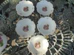 5 petit fourtjes met romantische afbeelding van dames, Ophalen of Verzenden