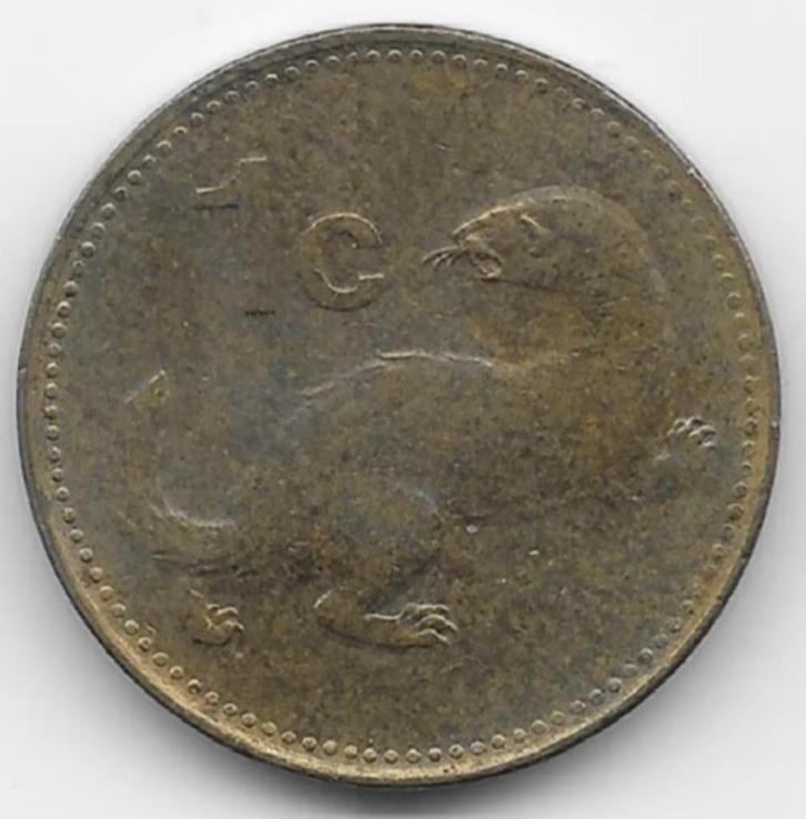 Malta 1 cent 2004 KM# 93, Postzegels en Munten, Munten | Europa | Niet-Euromunten, Losse munt, Overige landen, Verzenden