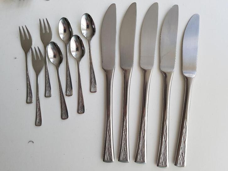 Bestekaanvulling Sola Angelique en model 626 hamerslag, Huis en Inrichting, Keuken | Bestek, Zo goed als nieuw, Los bestek, Rvs of Chroom