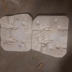 Scioto gietmal 1774 twee engeltjes gietklei, Hobby en Vrije tijd, Pottenbakken, Ophalen, Gebruikt
