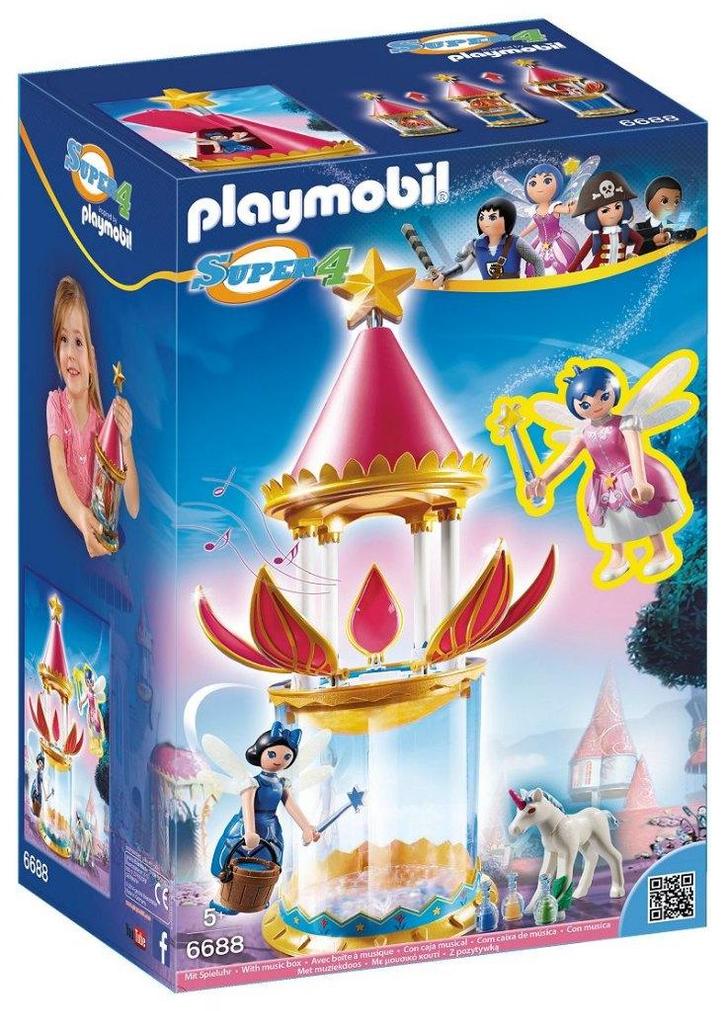 Playmobil: 6688 Super 4: Muzikale Toren met twinkle, Kinderen en Baby's, Speelgoed | Playmobil, Nieuw, Ophalen of Verzenden