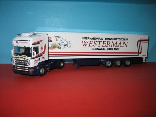 Westerman-Bleiswijk  SCANIA 144  AWM, Hobby en Vrije tijd, Modelauto's | 1:87, Zo goed als nieuw, Bus of Vrachtwagen, AWM, Ophalen of Verzenden