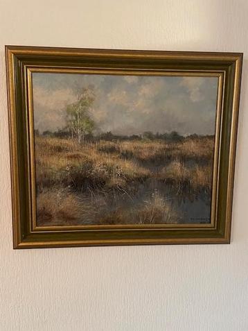 Theo van Oorschot Schilderij - Klassiek Landschap beschikbaar voor biedingen