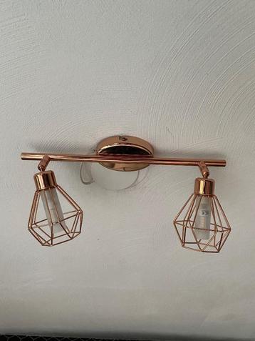 Plafondlamp | Spot | LED | 2 licht | Koper beschikbaar voor biedingen