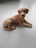 (K) hondenbeeldje – liggende, labrador, hond, beeld, deco, Verzamelen, Beelden en Beeldjes, Verzenden, Zo goed als nieuw, Dier