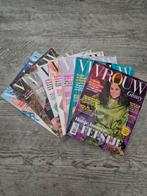 8 x Vrouw Glossy o.a. jaargang 2025, Ophalen of Verzenden, Zo goed als nieuw, Damesbladen