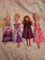 4 Disney Prinsessen Barbie Poppen - Elsa oa, Ophalen of Verzenden, Gebruikt, Barbie