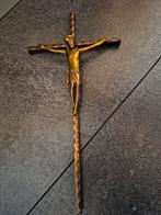 Vintage crucifix, Christus, lengte 24 cm, Ophalen of Verzenden, Gebruikt, Christendom | Katholiek