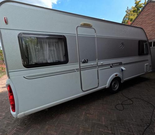 Knaus Sudwind 500FU 2010 met airco, mover, voortent dorema, Caravans en Kamperen, Caravans, Particulier, tot en met 4, Rondzit