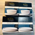 4x Dinner plates 2x serving plates from Royal!, Ophalen, Zo goed als nieuw, Overige stijlen, Kop(pen) en/of Schotel(s)