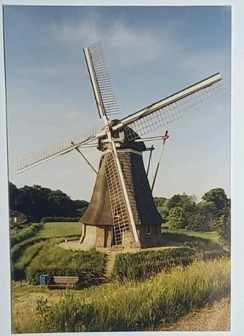 Waardenburg ( Gld. ) Poldermolen van Waardenburg, Verzenden, 1980 tot heden, Foto, Zo goed als nieuw