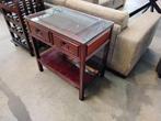 Sidetable, buffetkast, bureau en stoel van mahoniehout., Ophalen, Gebruikt, Overige houtsoorten, 25 tot 50 cm
