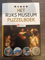 Rijksmuseum Puzzelboek - Denksport, Hobby en Vrije tijd, Denksport en Puzzels, Ophalen of Verzenden, Zo goed als nieuw, Puzzelboek
