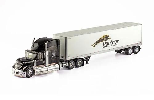 1:43 International Lonestar + trailer Altaya ixo models, Hobby en Vrije tijd, Modelauto's | 1:43, Nieuw, Auto, Overige merken