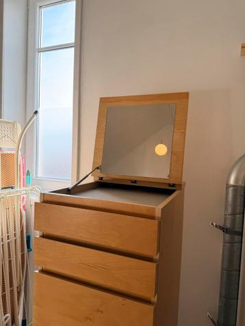 Ikea Malm Ladekast met Spiegel - Nette Staat! - afbeelding 4