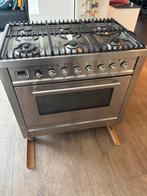 Vrijstaand GasFornuis met Oven - Boretti, Witgoed en Apparatuur, Ovens, Ophalen, Gebruikt, Hete lucht, Oven met grill