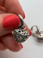 V808 Prachtige zilveren Ti Sento oorbellen, Hangers, Ophalen of Verzenden, X, Zilver