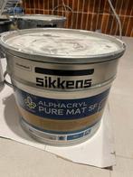 Sikkens muurverf 10l (ral 9010), Doe-het-zelf en Verbouw, Verf, Beits en Lak, Ophalen, Wit, Nieuw, Verf