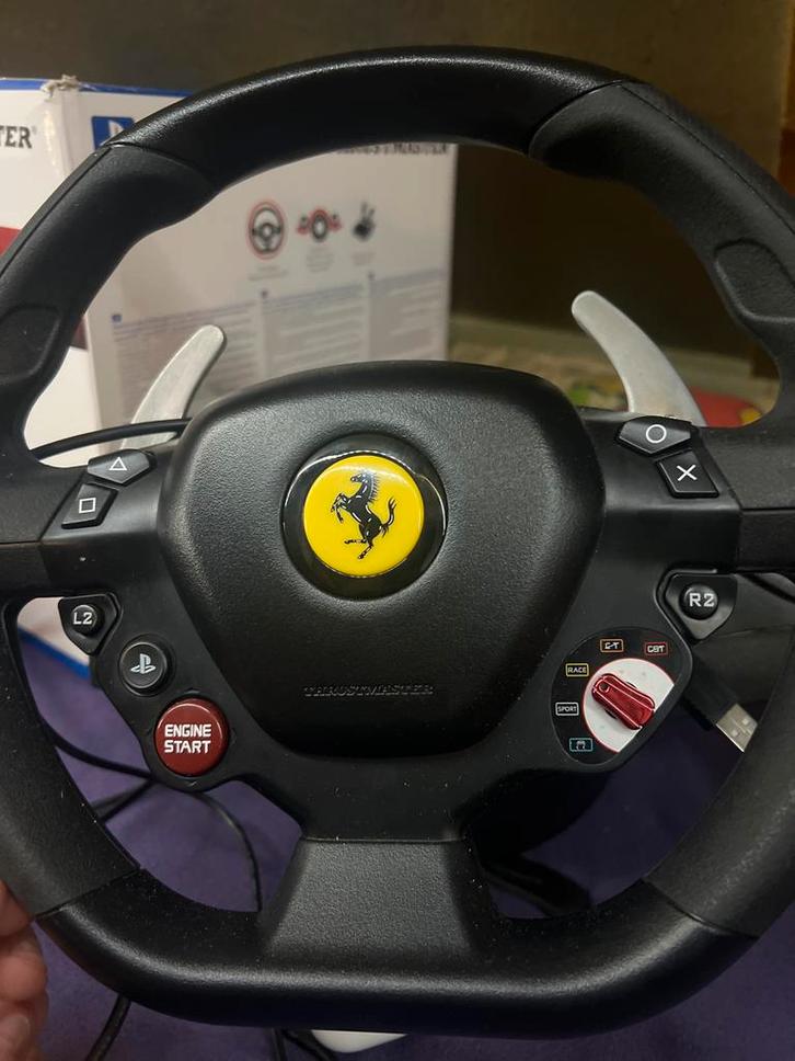 Thrustmaster T80 Ferrari 488 Stuurwiel, Spelcomputers en Games, Spelcomputers | Overige, Nieuw, Ophalen of Verzenden