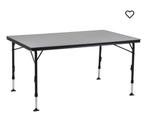 Crespo Tafel AP/274 - 150x90 cm - Zwart “Nieuw”, Caravans en Kamperen, Ophalen, Zo goed als nieuw, Campingtafel