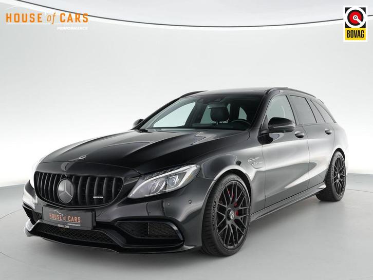 Mercedes-Benz C-klasse C63S AMG 510pk Estate |carbon|memory|, Auto's, Mercedes-Benz, Bedrijf, Te koop, C-Klasse, 360° camera, ABS
