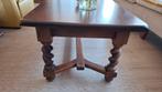 Eiken salontafel Met Draaipoten, Ophalen, 100 tot 150 cm, 50 tot 100 cm, Zo goed als nieuw